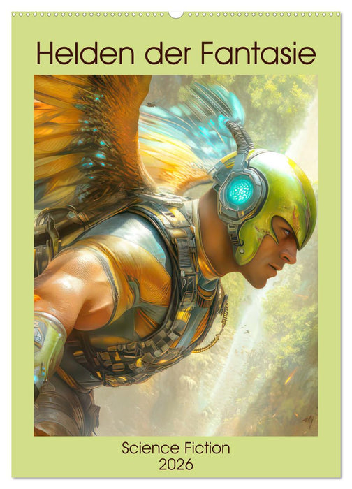 Helden der Fantasie Science-Fiction (CALVENDO Wandkalender 2026)