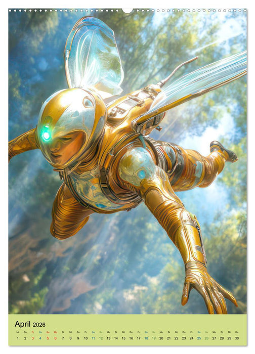 Helden der Fantasie Science-Fiction (CALVENDO Wandkalender 2026)