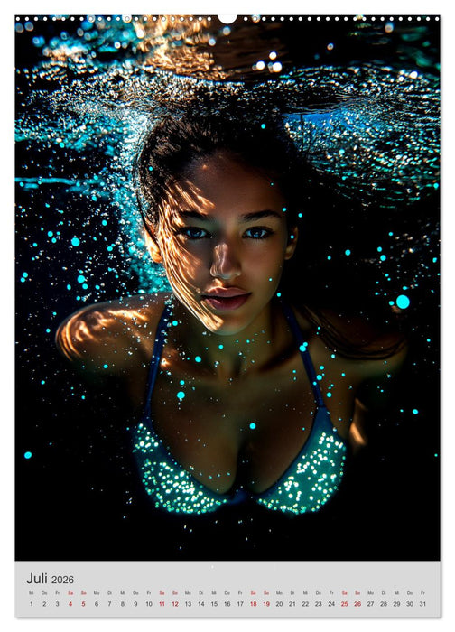 Diving Queens (CALVENDO Premium Wandkalender 2026)