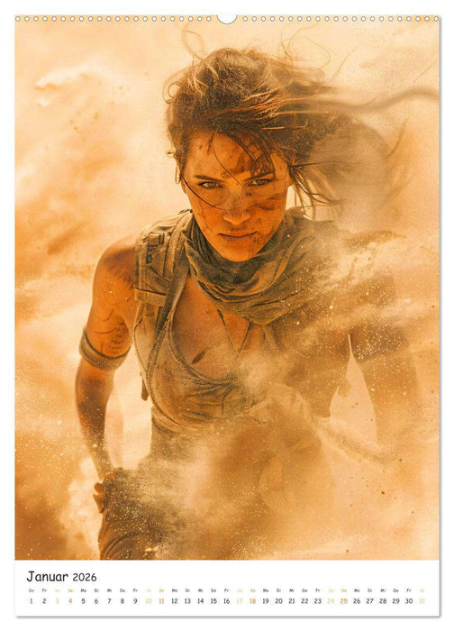 Feminine Stärke - Muskeln und Mut (CALVENDO Wandkalender 2026)