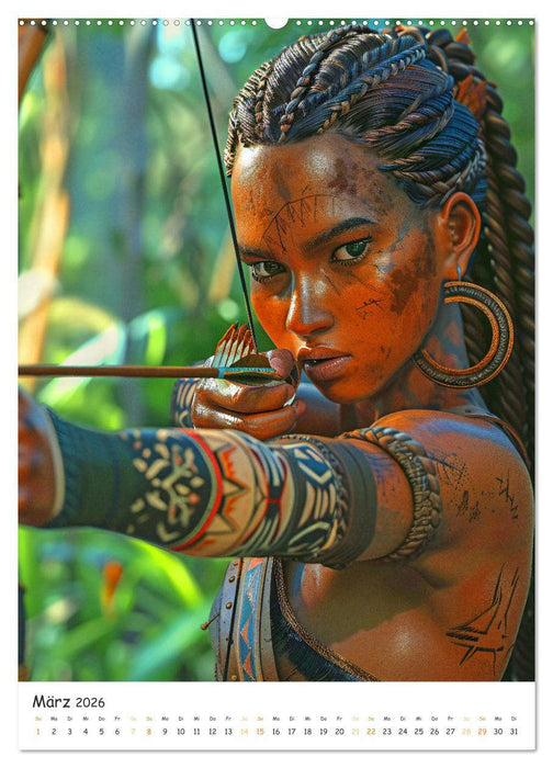 Feminine Stärke - Muskeln und Mut (CALVENDO Wandkalender 2026)