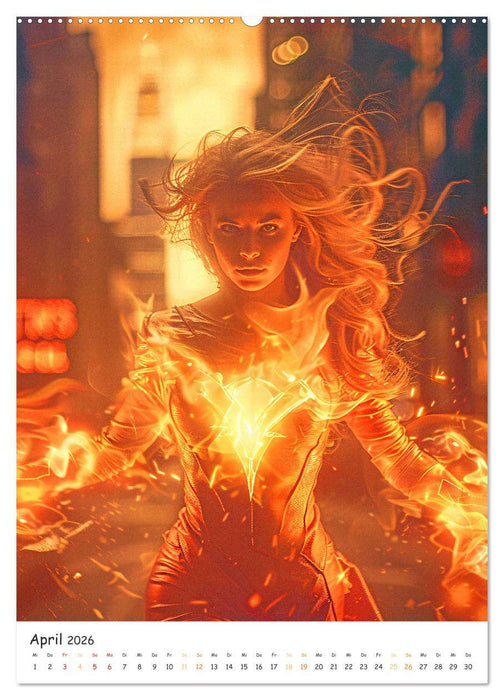 Feminine Stärke - Muskeln und Mut (CALVENDO Wandkalender 2026)