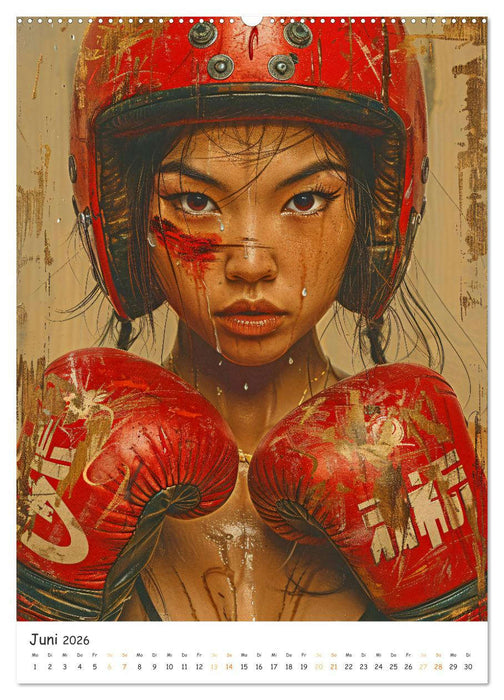 Feminine Stärke - Muskeln und Mut (CALVENDO Wandkalender 2026)