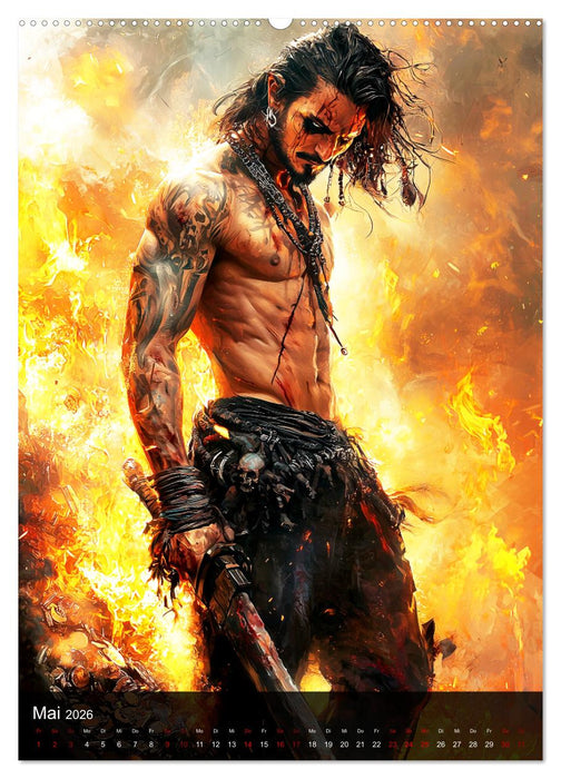 Wilde Piraten (CALVENDO Premium Wandkalender 2026)