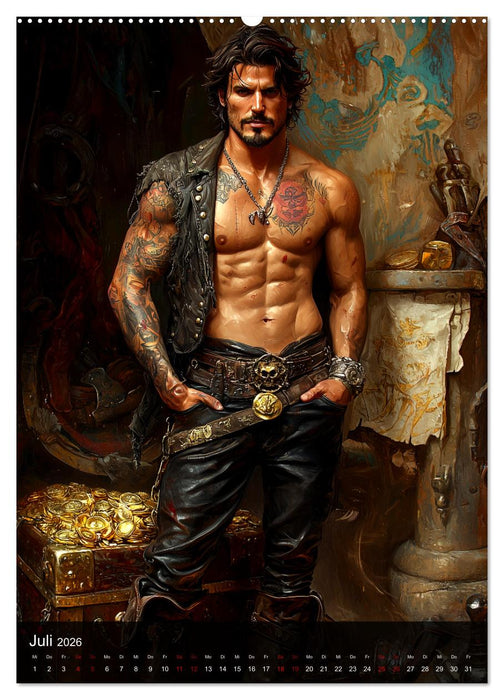 Wilde Piraten (CALVENDO Premium Wandkalender 2026)