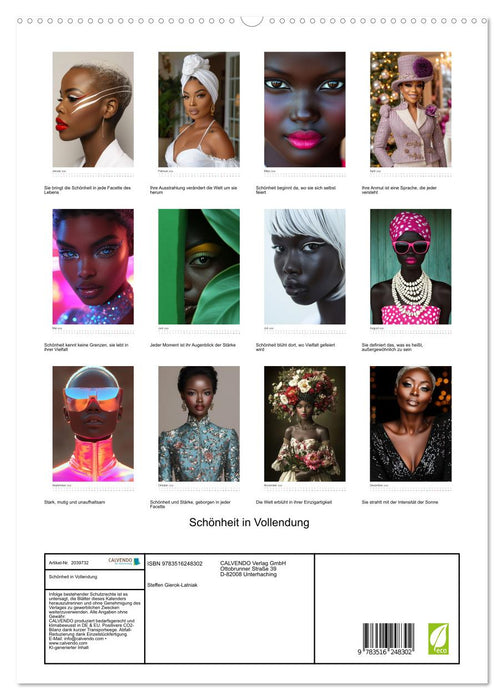 Schönheit in Vollendung (CALVENDO Premium Wandkalender 2026)