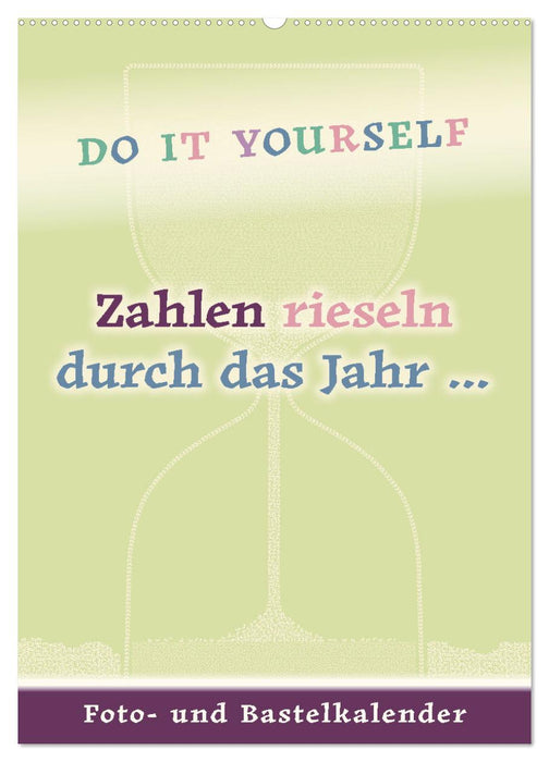 Zahlen rieseln durch das Jahr ... (CALVENDO Wandkalender 2026)