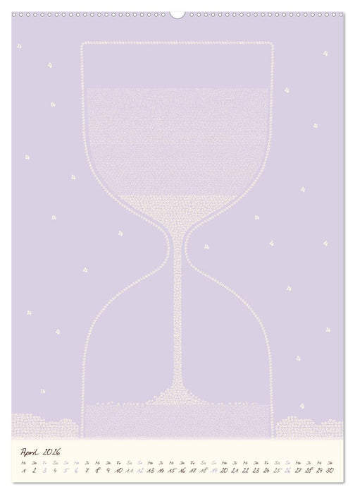 Zahlen rieseln durch das Jahr ... (CALVENDO Wandkalender 2026)