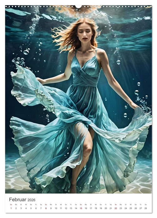 Elemental Elegance - Mode inspiriert von den Kräften der Natur (CALVENDO Wandkalender 2026)