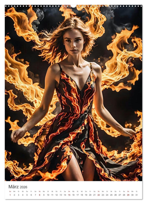 Elemental Elegance - Mode inspiriert von den Kräften der Natur (CALVENDO Wandkalender 2026)