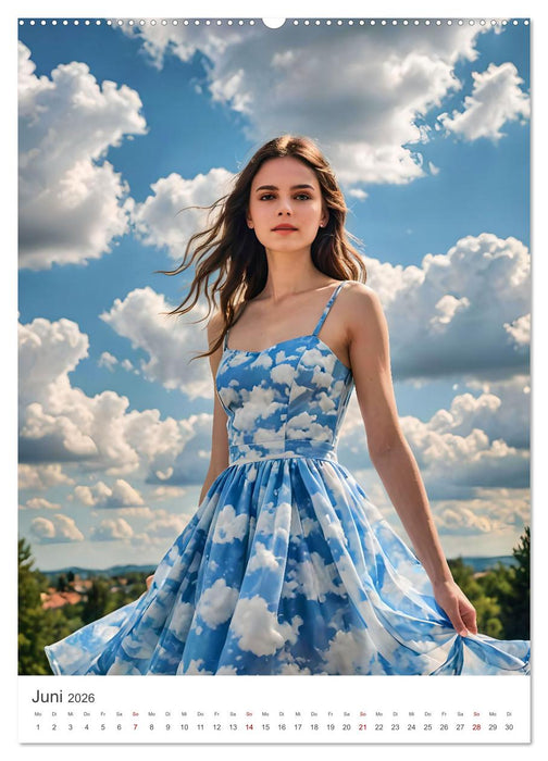 Elemental Elegance - Mode inspiriert von den Kräften der Natur (CALVENDO Wandkalender 2026)