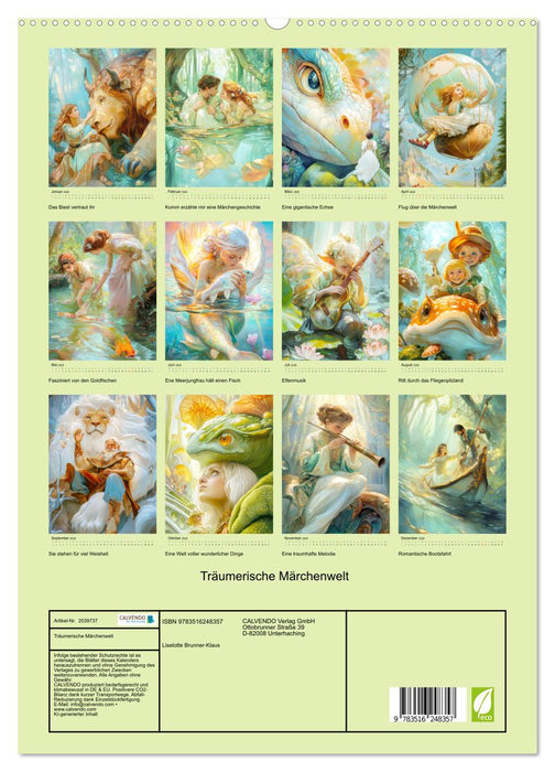 Träumerische Märchenwelt (CALVENDO Premium Wandkalender 2026)