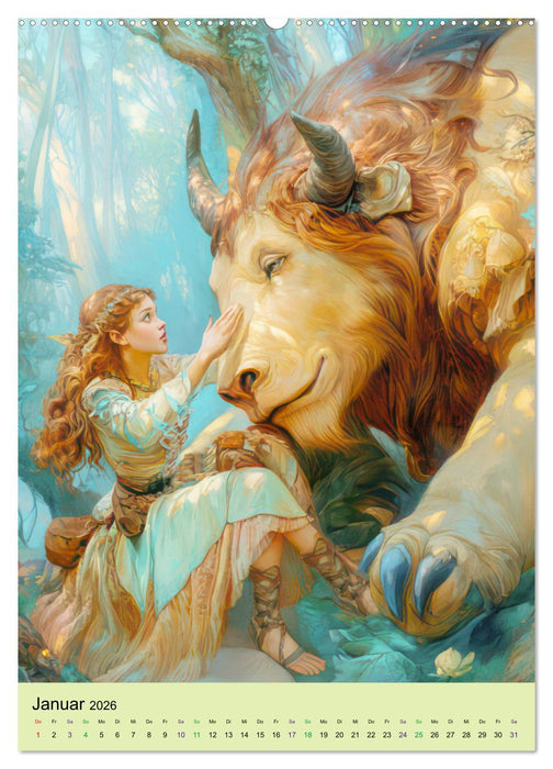 Träumerische Märchenwelt (CALVENDO Premium Wandkalender 2026)
