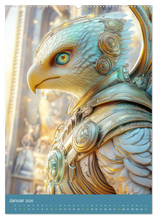 Fremde Zivilisationen - Science Fiction (CALVENDO Premium Wandkalender 2026)