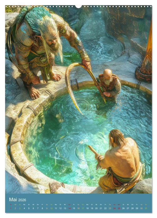 Fremde Zivilisationen - Science Fiction (CALVENDO Premium Wandkalender 2026)