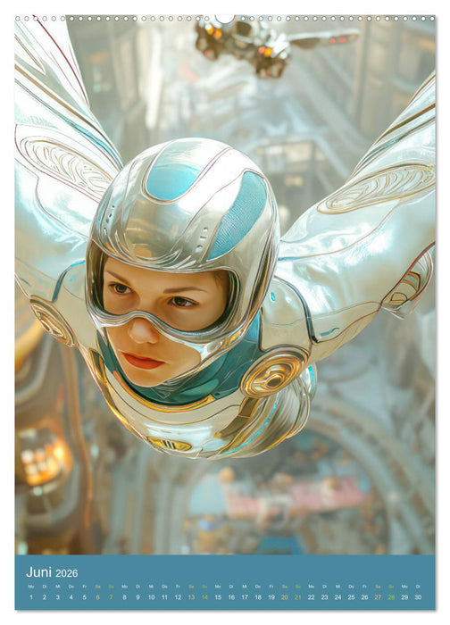 Fremde Zivilisationen - Science Fiction (CALVENDO Premium Wandkalender 2026)