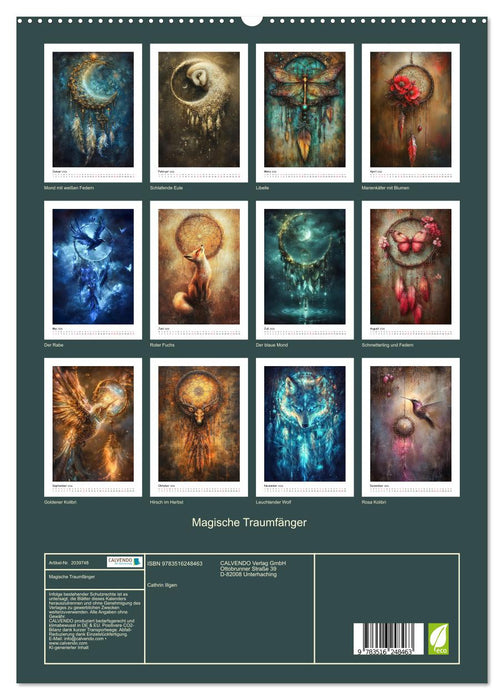Magische Traumfänger (CALVENDO Premium Wandkalender 2026)