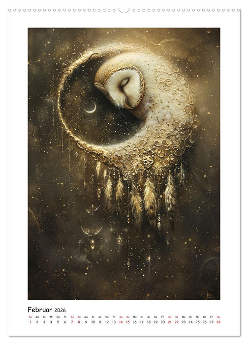 Magische Traumfänger (CALVENDO Premium Wandkalender 2026)
