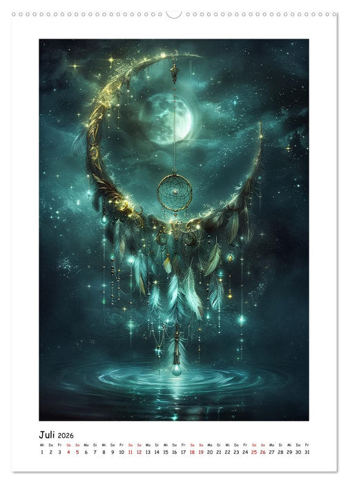 Magische Traumfänger (CALVENDO Premium Wandkalender 2026)