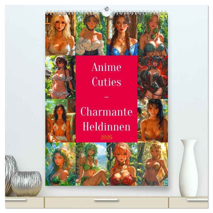 Anime Cuties - Charmante Heldinnen (CALVENDO Premium Wandkalender 2026)