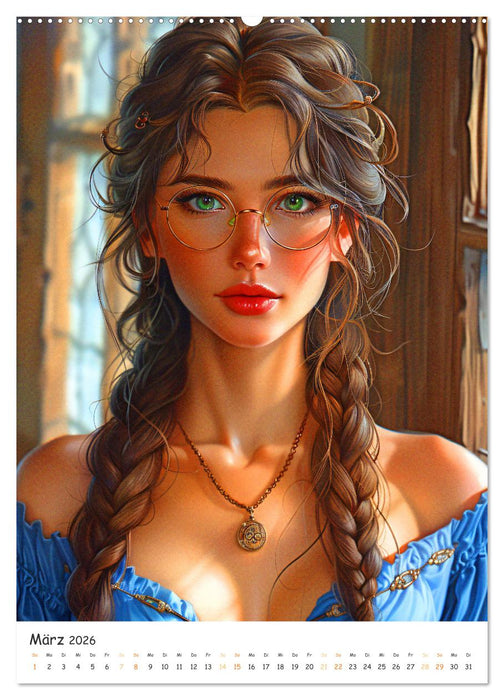 Anime Cuties - Charmante Heldinnen (CALVENDO Premium Wandkalender 2026)