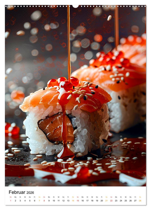 Sushi für Kenner (CALVENDO Premium Wandkalender 2026)