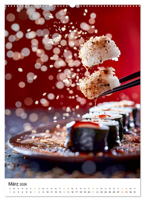 Sushi für Kenner (CALVENDO Premium Wandkalender 2026)