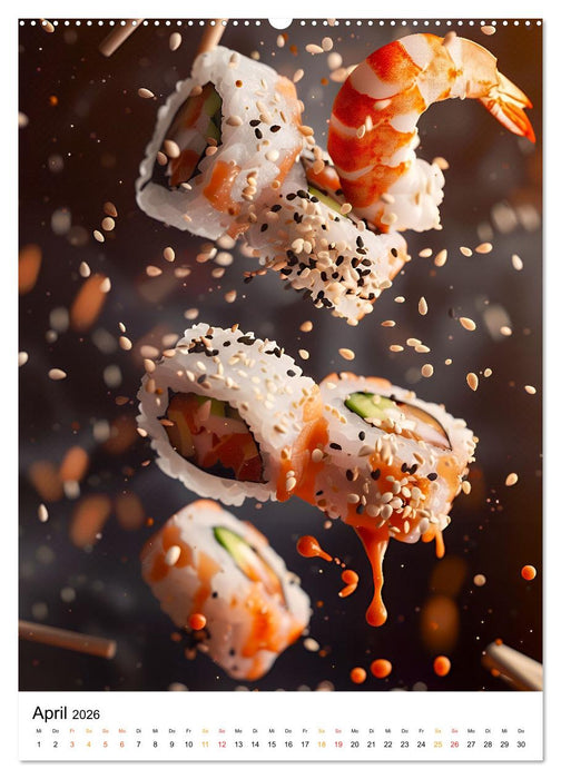 Sushi für Kenner (CALVENDO Premium Wandkalender 2026)