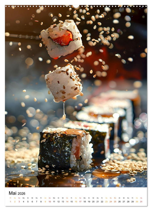 Sushi für Kenner (CALVENDO Premium Wandkalender 2026)