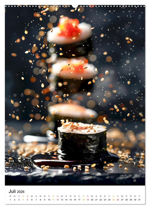 Sushi für Kenner (CALVENDO Premium Wandkalender 2026)