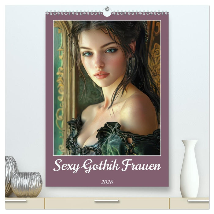 Sexy Gothik Frauen (CALVENDO Premium Wandkalender 2026)