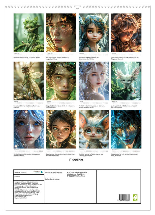 Elfenlicht (CALVENDO Wandkalender 2026)