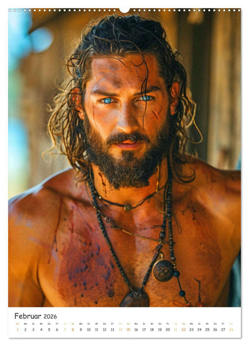 Starke Helden - Muskelkraft im Fokus (CALVENDO Premium Wandkalender 2026)