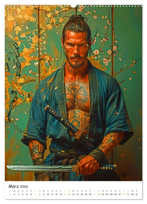 Starke Helden - Muskelkraft im Fokus (CALVENDO Premium Wandkalender 2026)