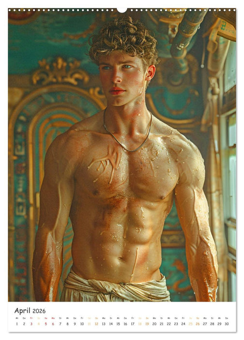 Starke Helden - Muskelkraft im Fokus (CALVENDO Premium Wandkalender 2026)