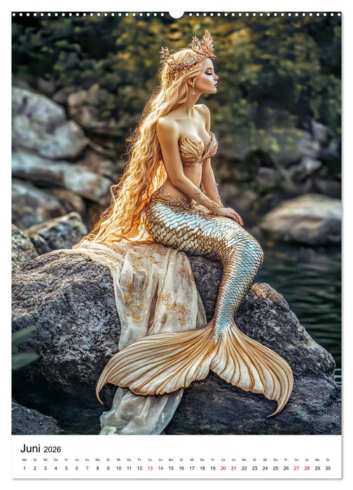 Zauberhafte Märchenfiguren - Die bekanntesten Frauen in Kindermärchen (CALVENDO Premium Wandkalender 2026)