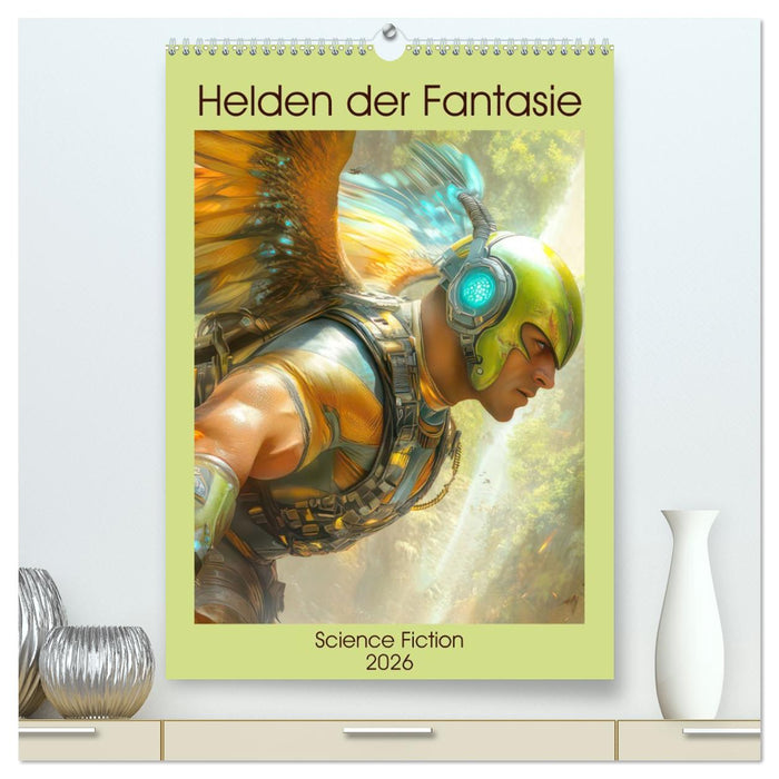 Helden der Fantasie Science-Fiction (CALVENDO Premium Wandkalender 2026)