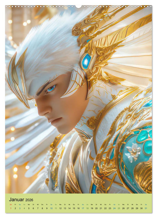 Helden der Fantasie Science-Fiction (CALVENDO Premium Wandkalender 2026)