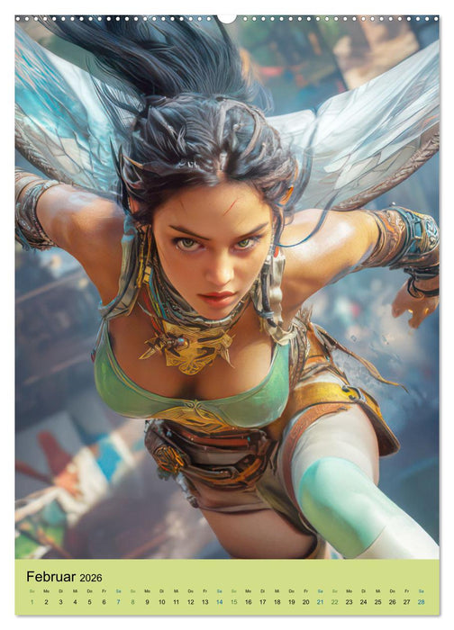 Helden der Fantasie Science-Fiction (CALVENDO Premium Wandkalender 2026)
