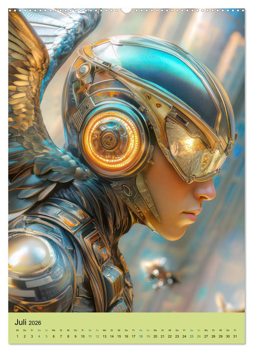 Helden der Fantasie Science-Fiction (CALVENDO Premium Wandkalender 2026)