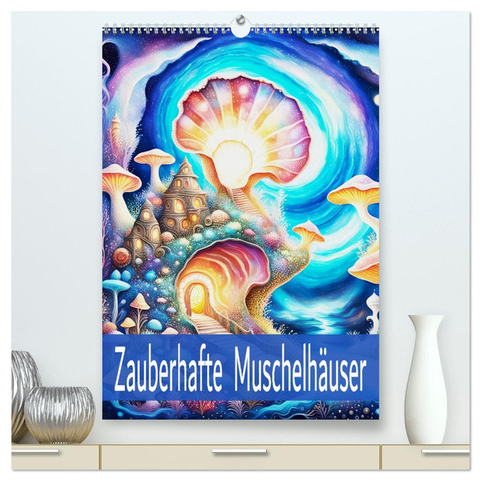 Zauberhafte Muschelhäuser (CALVENDO Premium Wandkalender 2026)