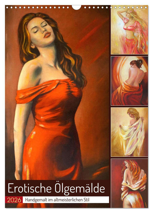 Erotische Ölgemälde - Handgemalt im altmeisterlichen Stil (CALVENDO Wandkalender 2026)