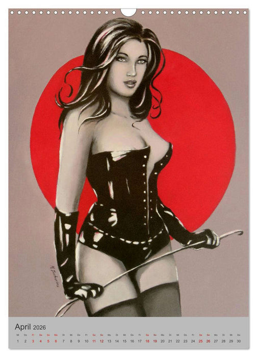 Erotische Ölgemälde - Handgemalt im altmeisterlichen Stil (CALVENDO Wandkalender 2026)