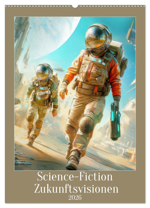 Science-Fiction Zukunftsvisionen (CALVENDO Wandkalender 2026)