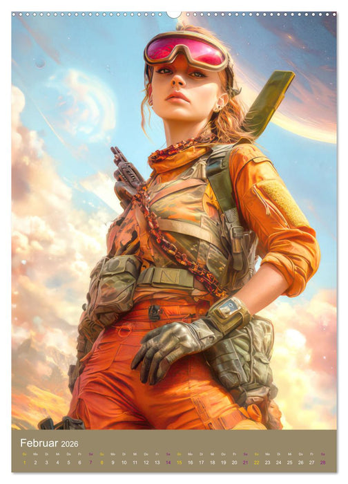 Science-Fiction Zukunftsvisionen (CALVENDO Wandkalender 2026)