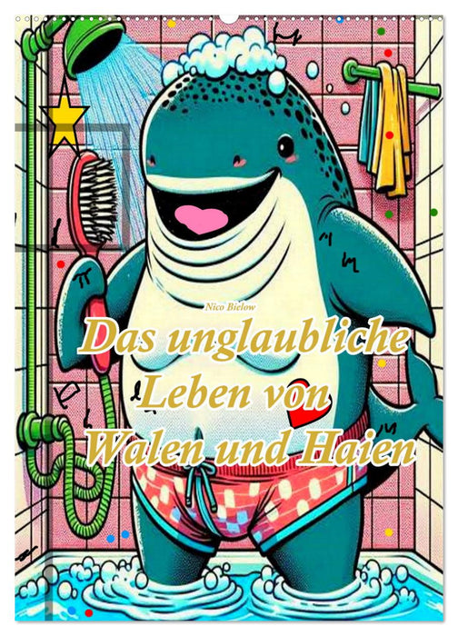 Das unglaubliche Leben von Walen und Haien (CALVENDO Wandkalender 2026)