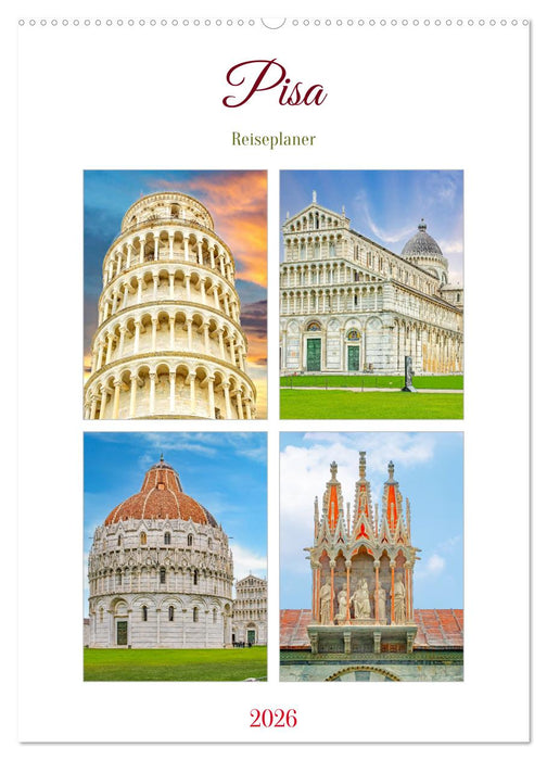 Pisa - Reiseplaner (CALVENDO Wandkalender 2026)