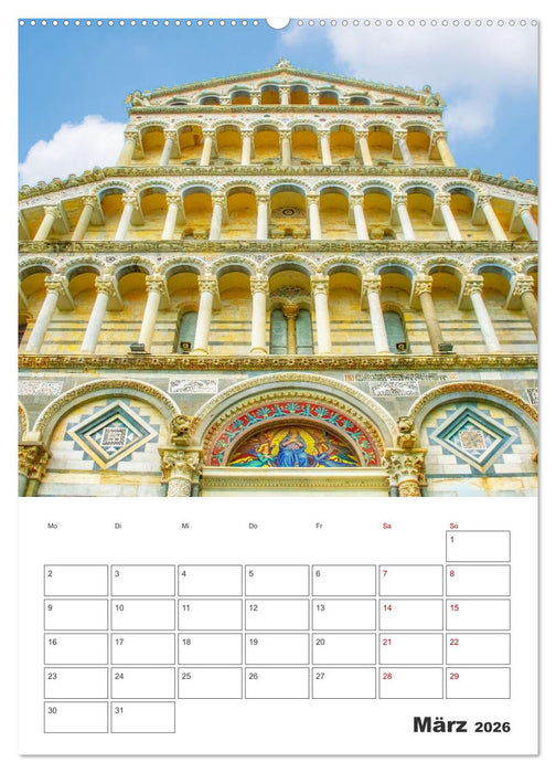 Pisa - Reiseplaner (CALVENDO Wandkalender 2026)