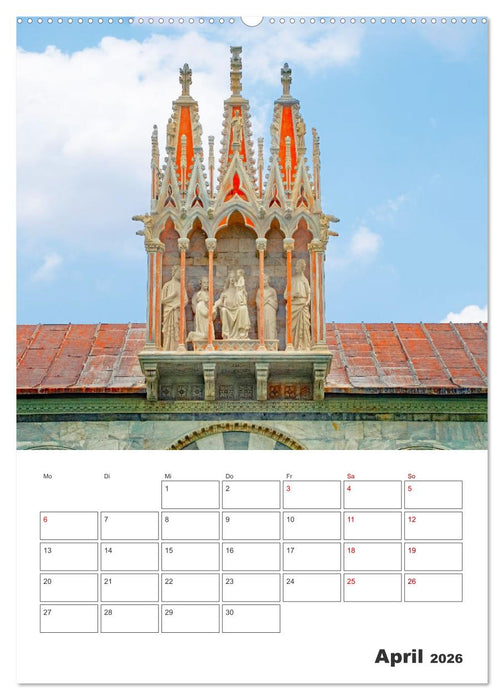 Pisa - Reiseplaner (CALVENDO Wandkalender 2026)