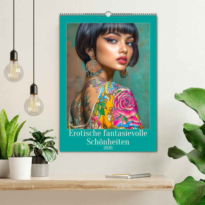 Erotische fantasievolle Schönheiten (CALVENDO Wandkalender 2026)